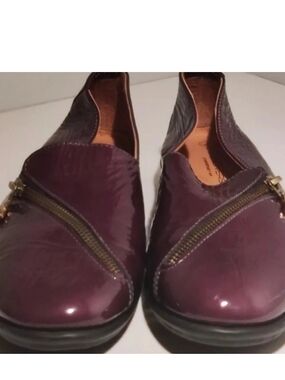 Unity IN Diversity Womens 9/40 Soft Patent Leather Brown Loafers New